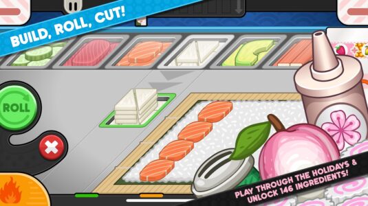Screenshot 4 — Papa's Sushiria To Go!