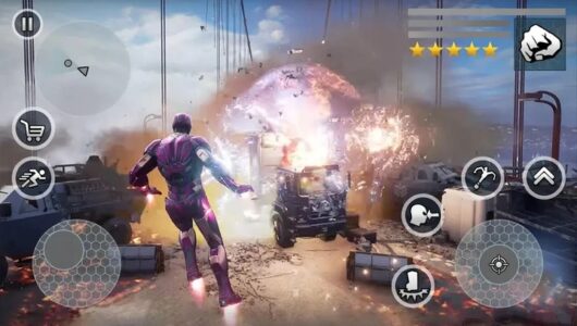 Screenshot 4 — Iron Man: Super Rope Hero