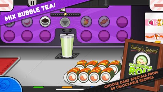 Screenshot 5 — Papa's Sushiria To Go!
