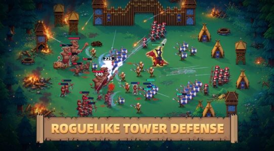 Screenshot 1 — Viking Hero TD: Roguelike RTS