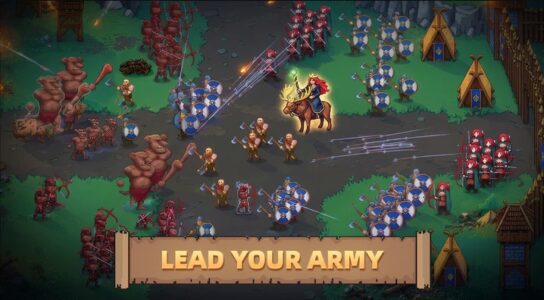 Screenshot 3 — Viking Hero TD: Roguelike RTS
