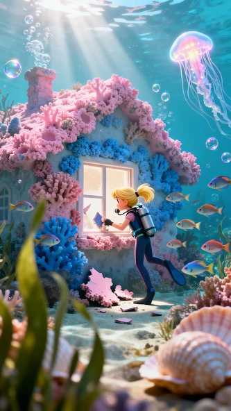Screenshot 4 — Anna’s Holiday Merge 1.11.0 MOD APK