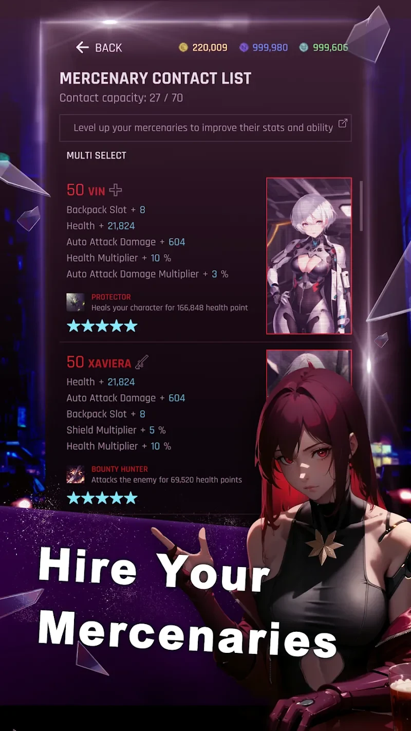 Captura de tela 4 — Arclight City: Cyberpunk RPG 185 MOD APK