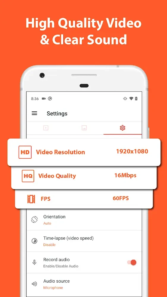 Screenshot 3 — AZ Screen Recorder 6.9.10 MOD APK