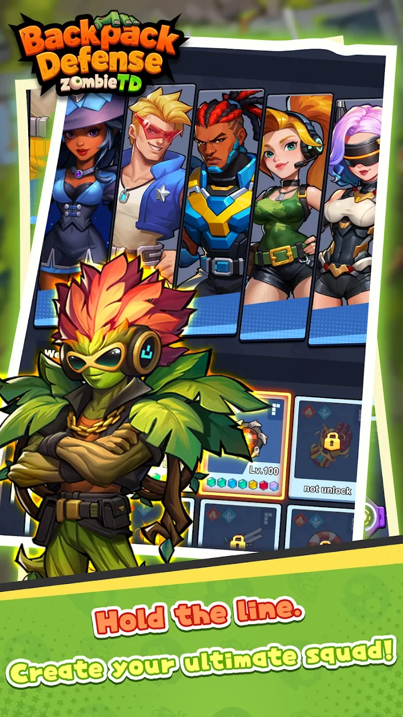 Screenshot 2 — Backpack Defense: Zombie TD 1.3.0.4 MOD APK