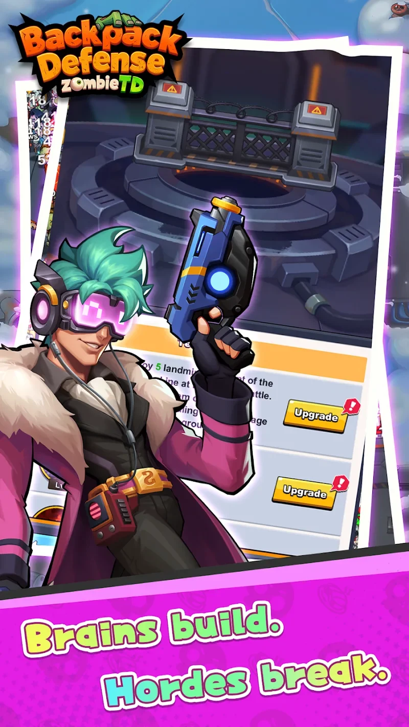 Screenshot 5 — Backpack Defense: Zombie TD 1.3.0.4 MOD APK