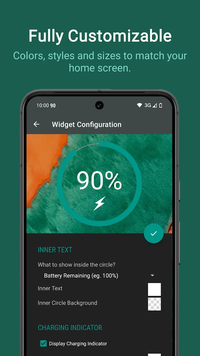 لقطة شاشة 2 — Battery Widget Reborn 5.3.15 MOD APK