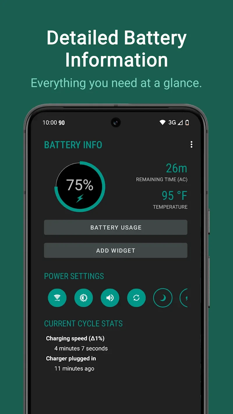 لقطة شاشة 3 — Battery Widget Reborn 5.3.15 MOD APK