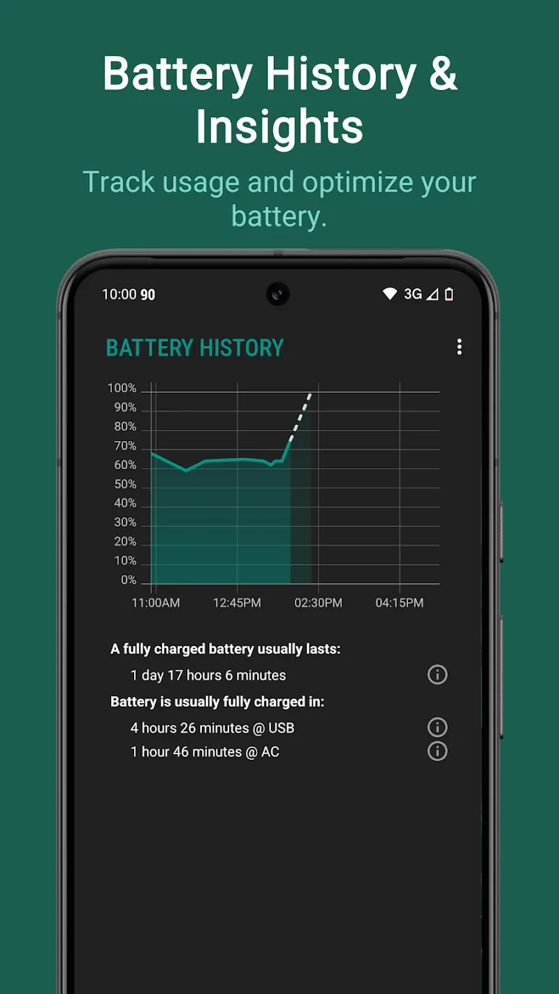 لقطة شاشة 4 — Battery Widget Reborn 5.3.15 MOD APK