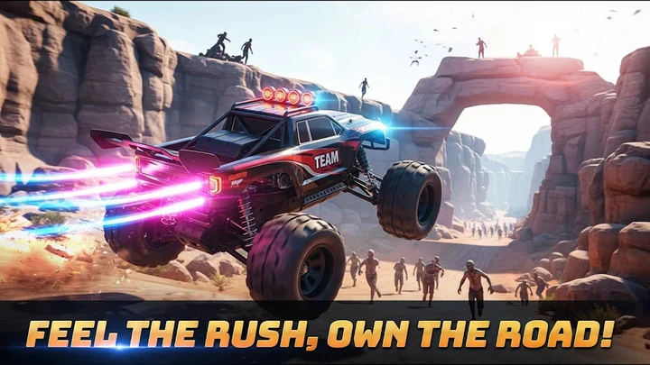 Screenshot 2 — Battle Racer : zombie island 2.0.90 MOD APK