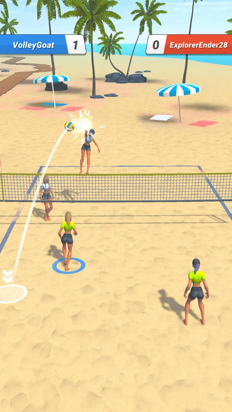 Screenshot 4 — Beach Volley Clash 1.103.13 MOD APK