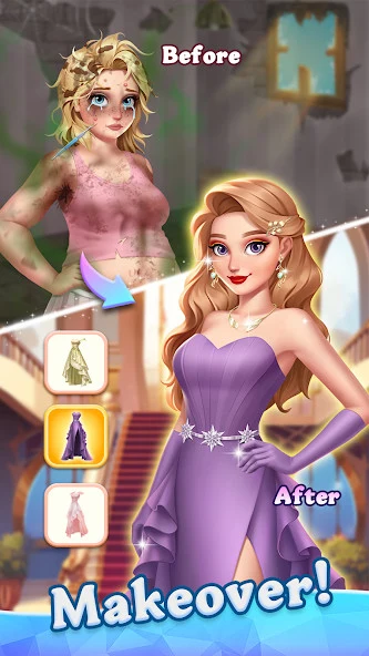 Screenshot 3 — Beauty Tiles: Story&Makeover 1.8.9 MOD APK