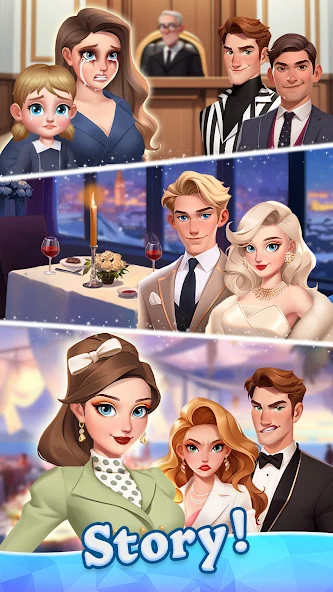 Screenshot 5 — Beauty Tiles: Story&Makeover 1.8.9 MOD APK