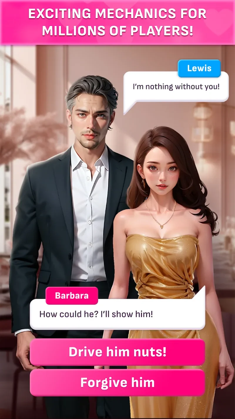 Ekran Görüntüsü 3 — Blushed – Romance Choices 1.3.7 MOD APK