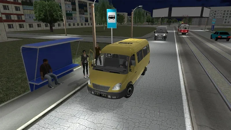 لقطة شاشة 2 — Bus Simulator 3D Big Cities 5.0.5 MOD APK