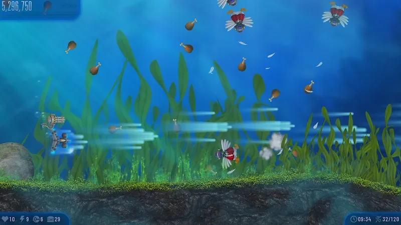 Screenshot 3 — Chicken Invaders 5 250104 MOD APK