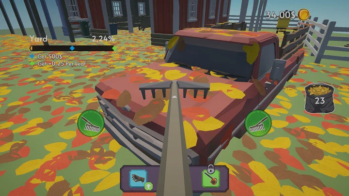 Screenshot 2 — Clean It Up Alone: Leaf Blower 0.2.0 MOD APK