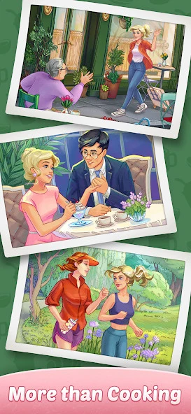 Capture d'écran 3 — Corner cafe : Merge & Cook 2.2.1 MOD APK