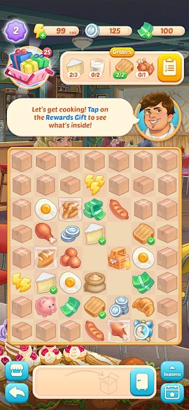 Capture d'écran 4 — Corner cafe : Merge & Cook 2.2.1 MOD APK