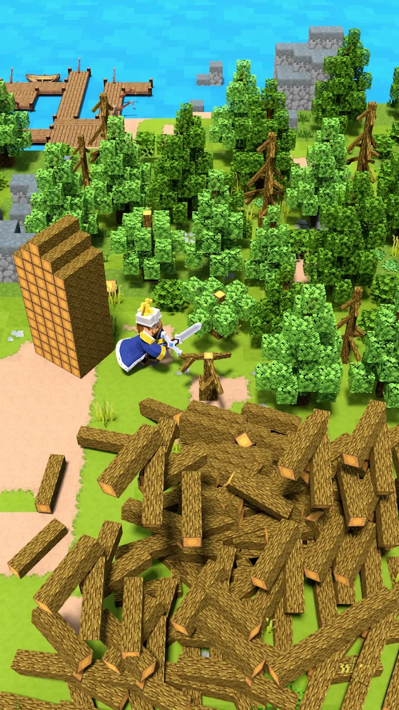 Captura de tela 2 — Craft Kingdom: Army Fight 1.2.7 MOD APK