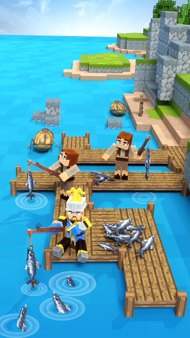 Captura de tela 4 — Craft Kingdom: Army Fight 1.2.7 MOD APK