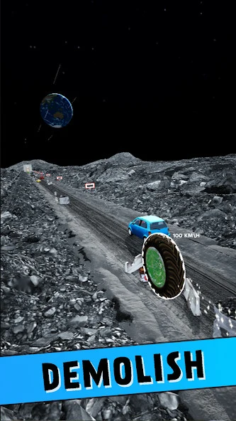 Capture d'écran 2 — Crazy Tire – Reach the Moon 7.3.4 MOD APK