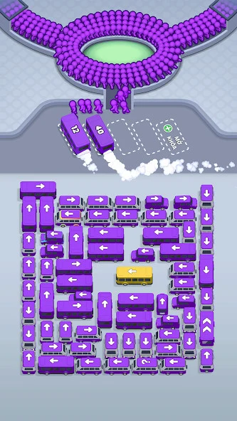 لقطة شاشة 3 — Crowd Escape: Bus Puzzle 0.1.2 MOD APK