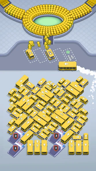 لقطة شاشة 4 — Crowd Escape: Bus Puzzle 0.1.2 MOD APK