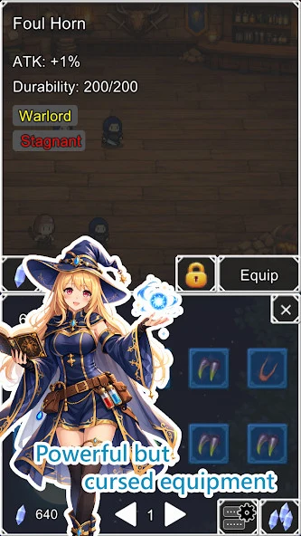 Captura de pantalla 4 — Cursed Relics & Dungeon 1.02.08 MOD APK