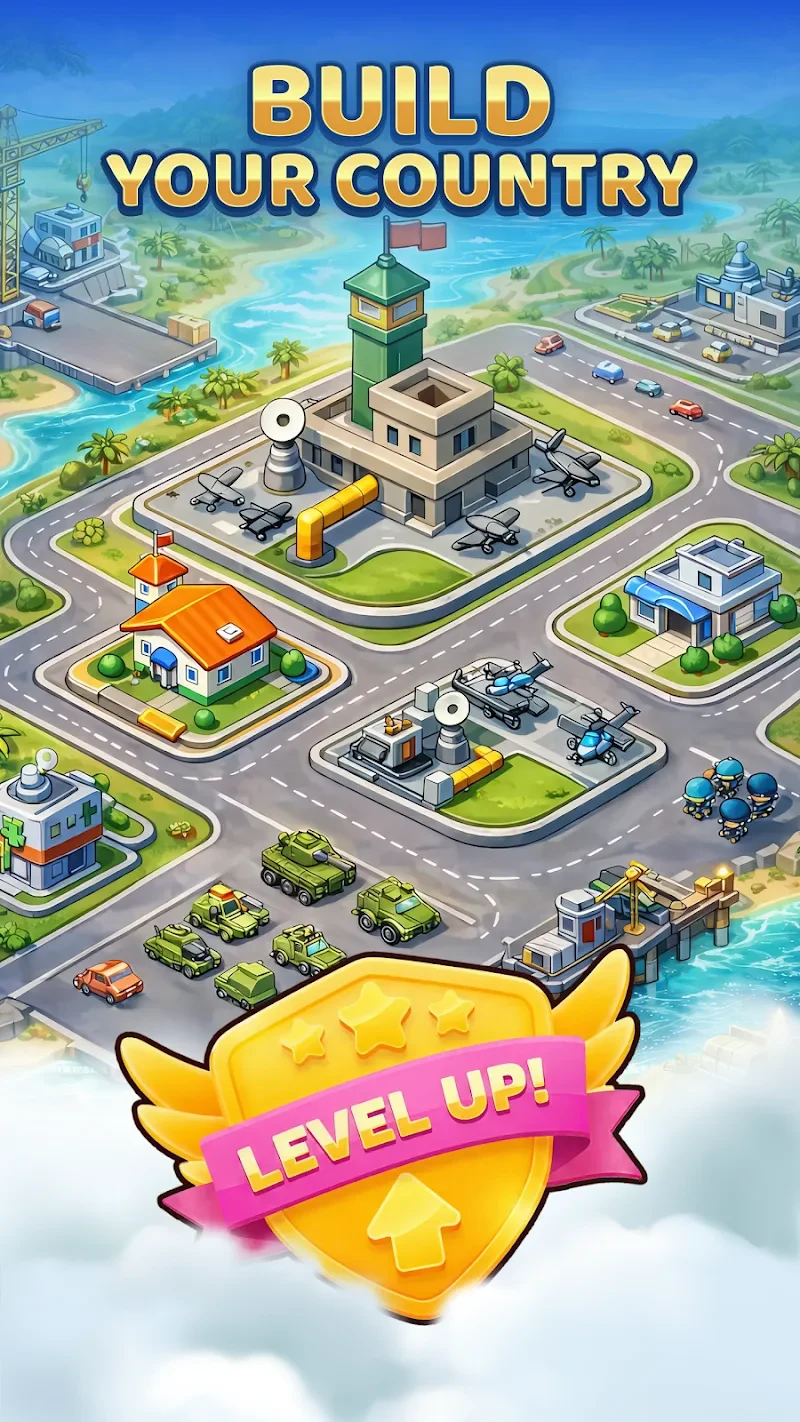 Screenshot 2 — Dictator: Build & Conquer 2.0.12 MOD APK