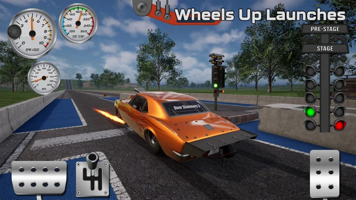 Captura de tela 1 — Door Slammers 3 Drag Racing 3.0.7 MOD APK