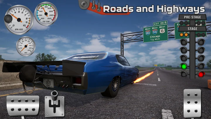 Captura de tela 2 — Door Slammers 3 Drag Racing 3.0.7 MOD APK