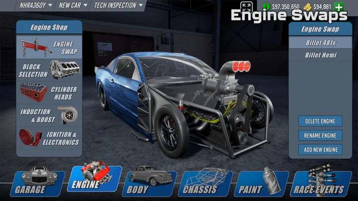 Screenshot 3 — Door Slammers 3 Drag Racing 3.0.7 MOD APK
