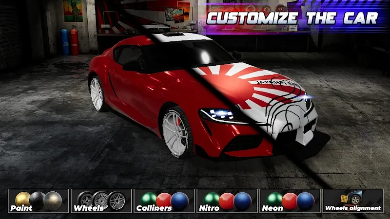 Ảnh chụp màn hình 2 — Drag Sim 2: King of the Racing 2.227 MOD APK