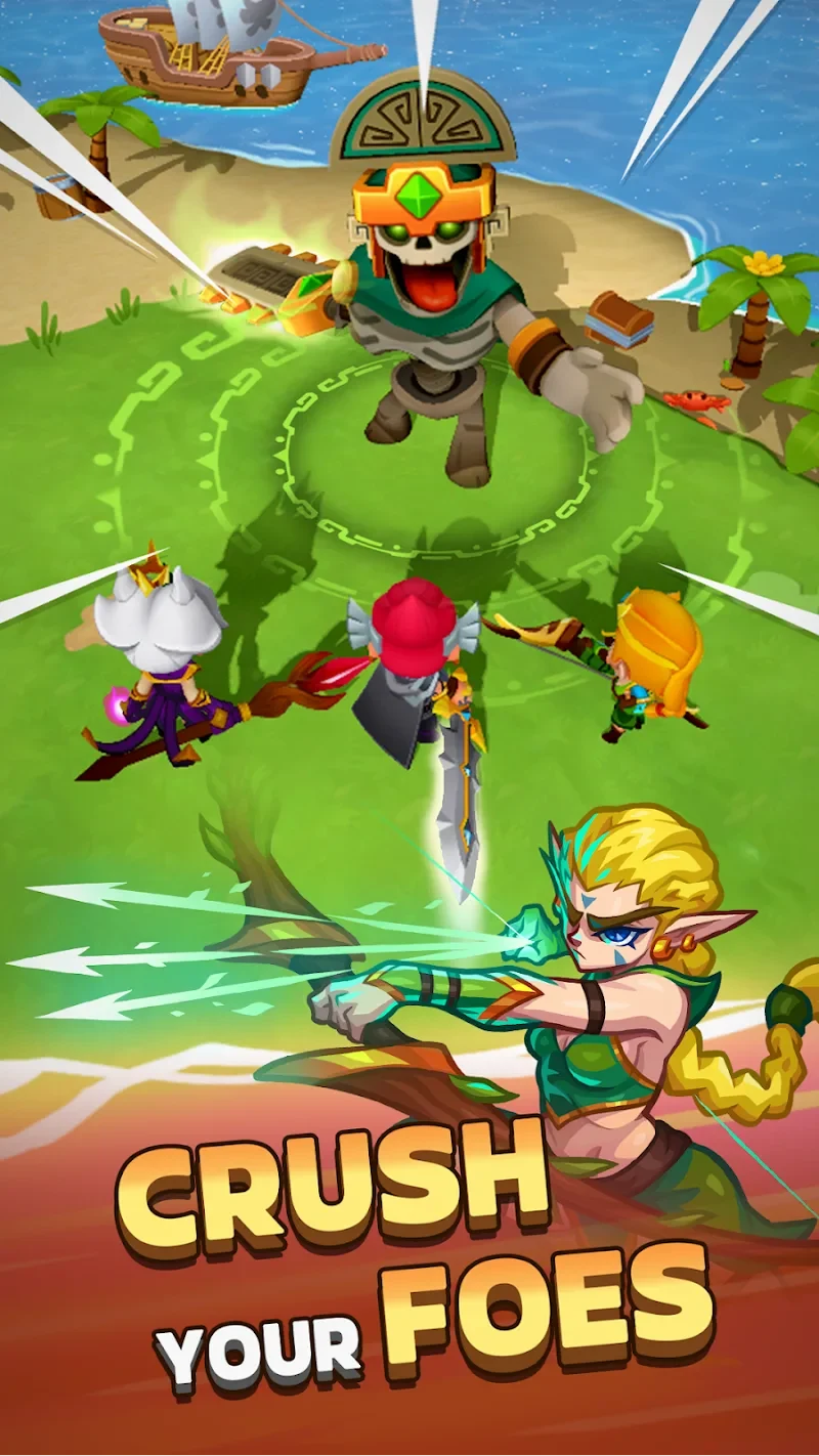 Screenshot 2 — Epic Trio: Roguelike Clash 0.36 MOD APK