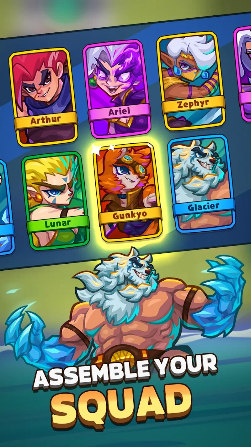 Screenshot 3 — Epic Trio: Roguelike Clash 0.36 MOD APK