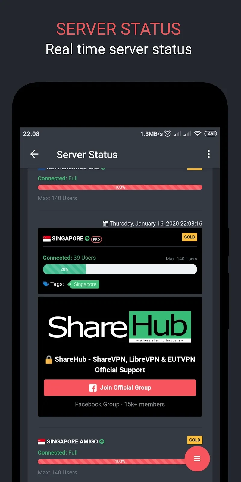 Screenshot 3 — EUT VPN – Easy Unli Tunneling 1.7.4 MOD APK