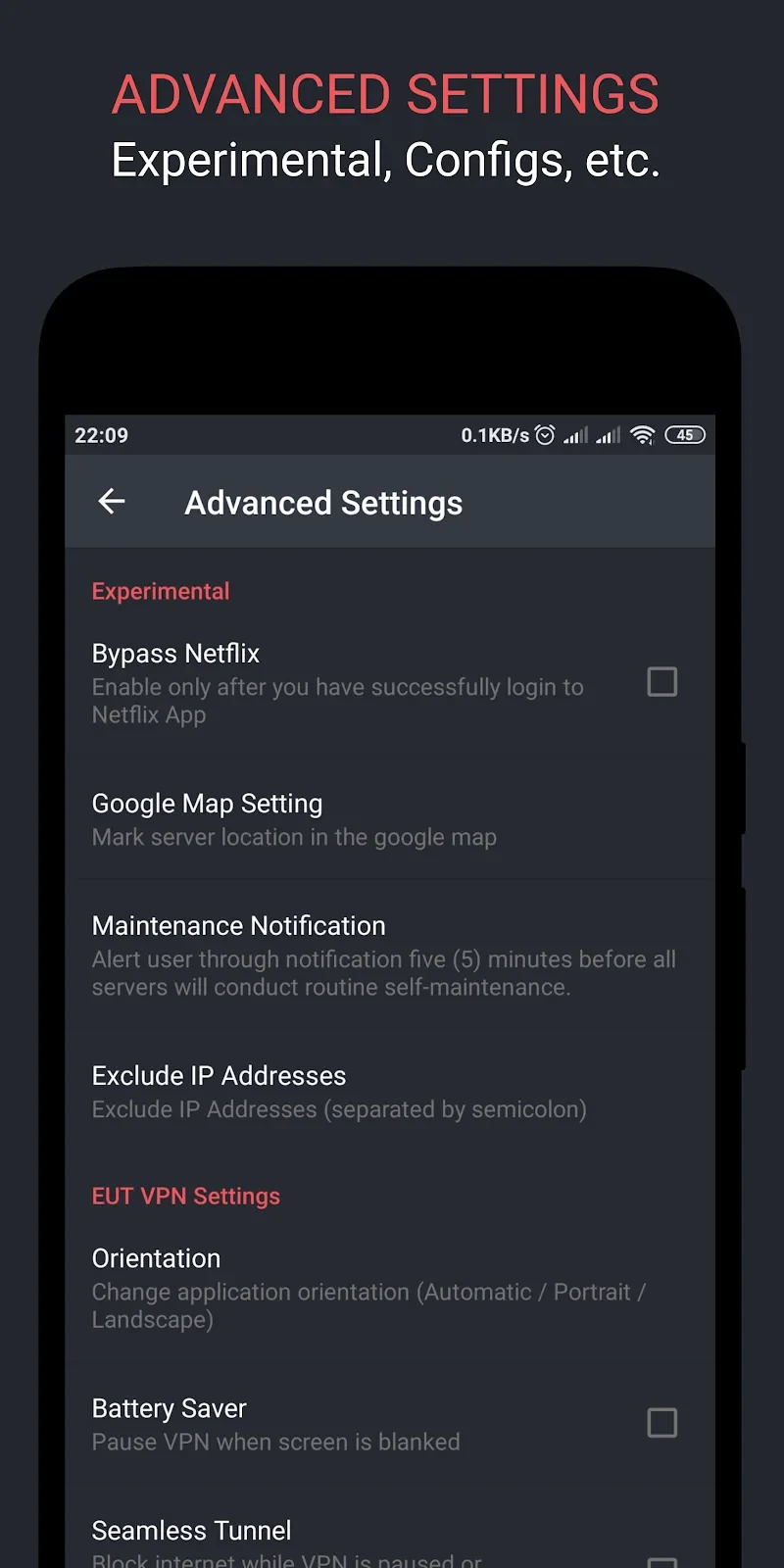 Screenshot 4 — EUT VPN – Easy Unli Tunneling 1.7.4 MOD APK