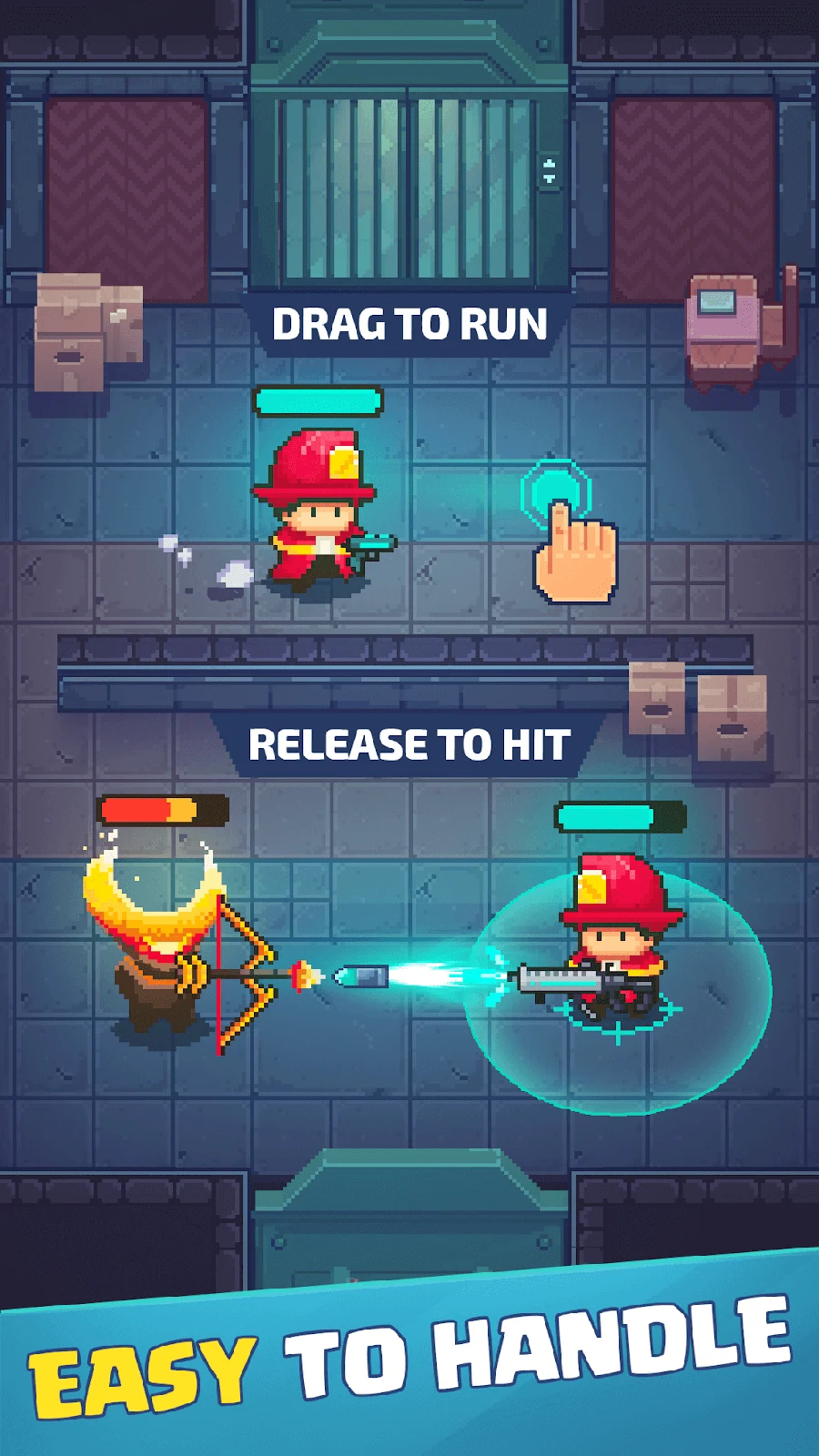 Screenshot 2 — Firefighter: pixel shooter 0.0.5 MOD APK