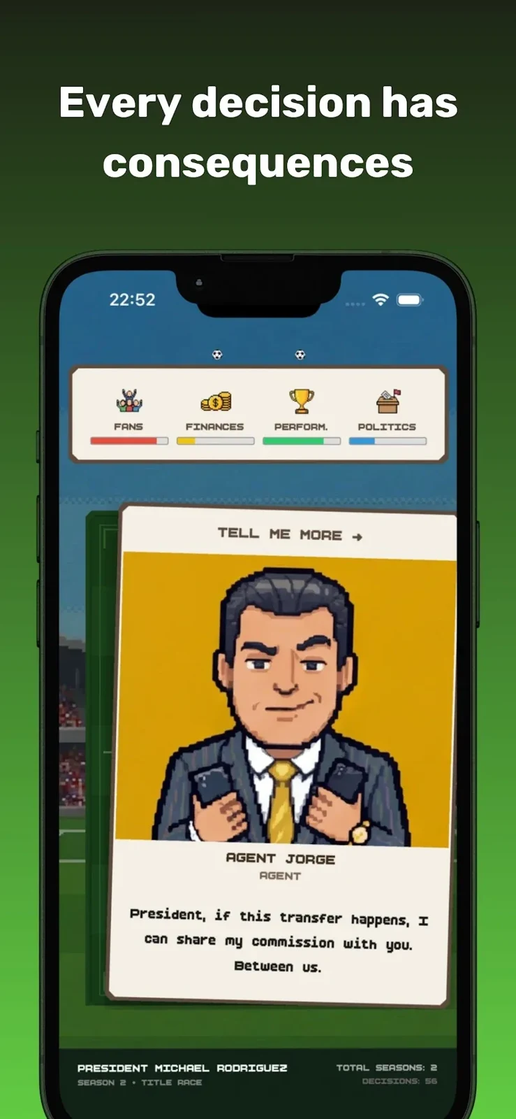 Screenshot 4 — Football Politics 1.0.5 MOD APK