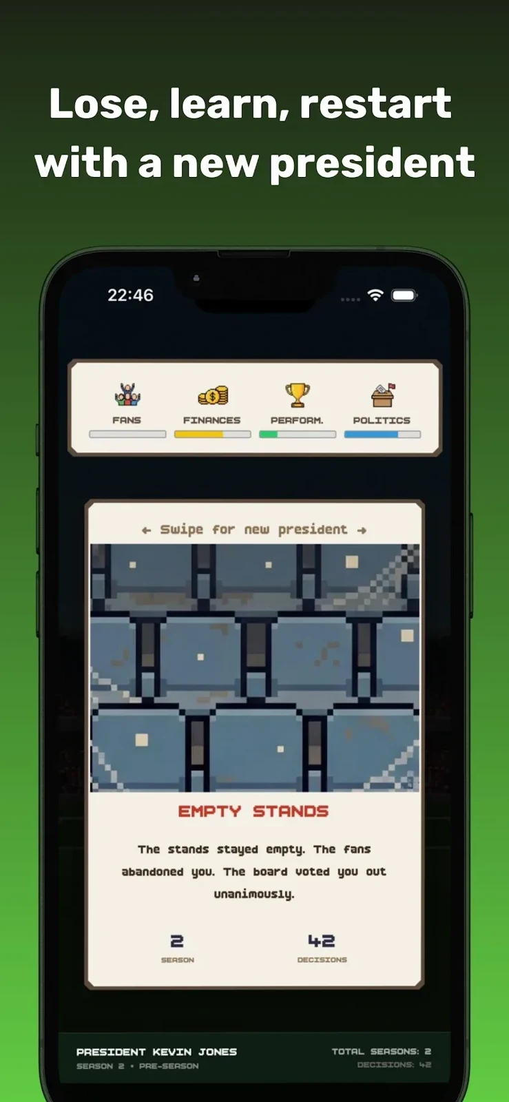 Screenshot 5 — Football Politics 1.0.5 MOD APK