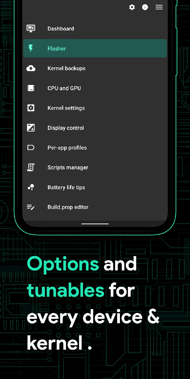 Screenshot 3 — Franco Kernel Manager 7.0.48 MOD APK