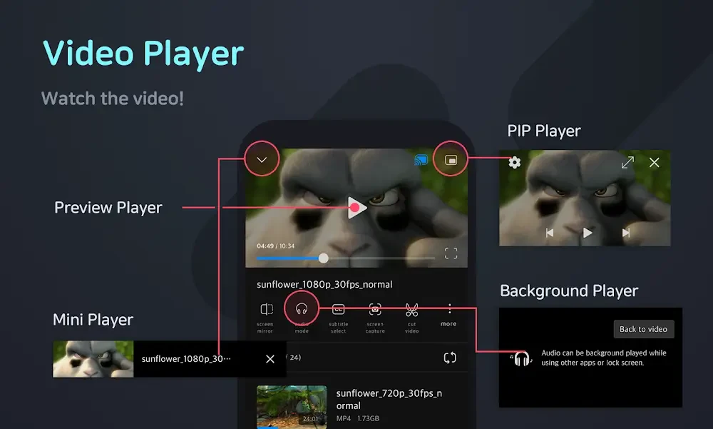 Screenshot 3 — FX Player 3.8.9 MOD APK