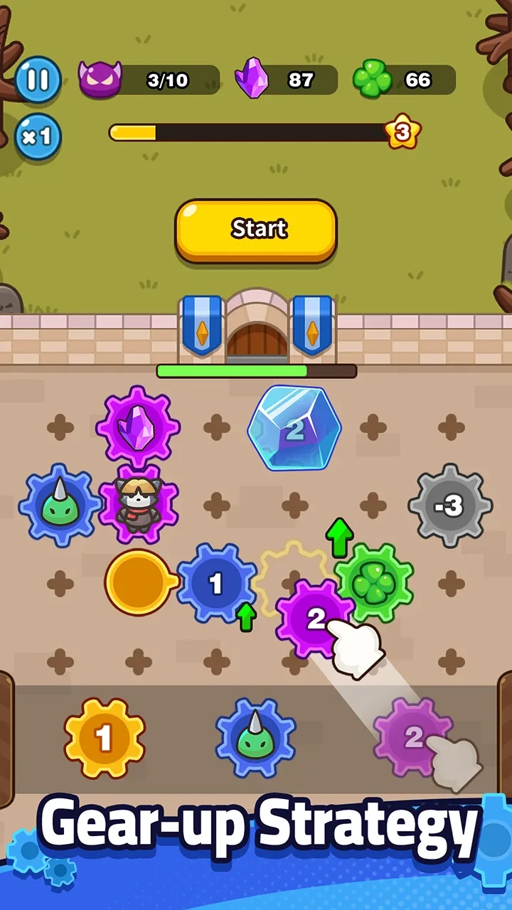 Screenshot 3 — Download GearPaw Defenders! Mod APK v0.17.0 (Menu, Dumb Enemy, Speed) Latest 2026