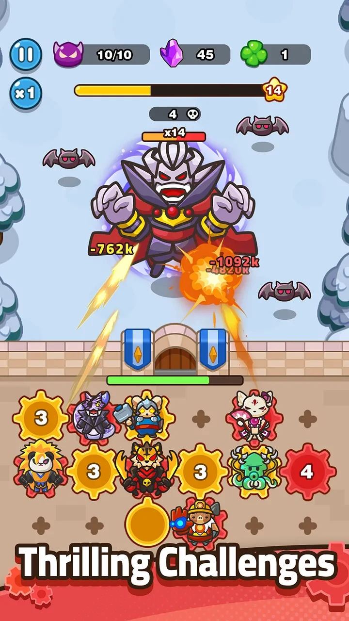 Screenshot 4 — Download GearPaw Defenders! Mod APK v0.17.0 (Menu, Dumb Enemy, Speed) Latest 2026