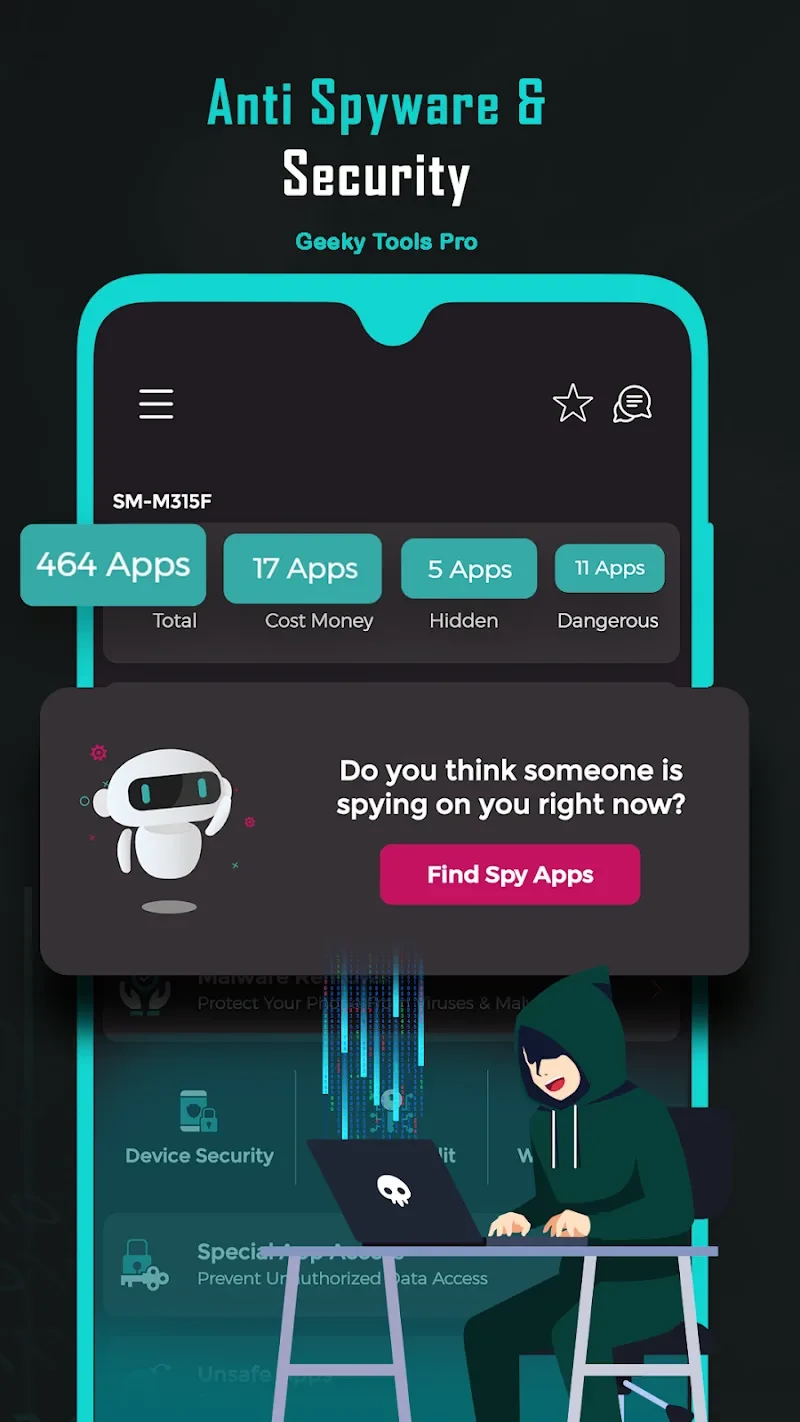 Screenshot 2 — Geeky Tools: AntiHack Security 1.0.10 MOD APK