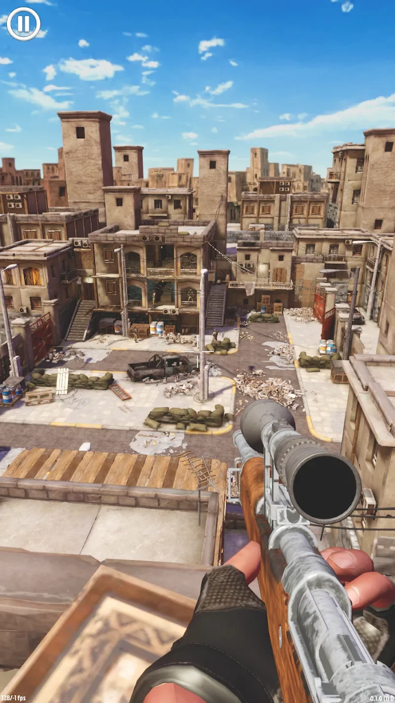 Screenshot 2 — Ghost Sniper: War FPS Shooter 1.0.1 MOD APK