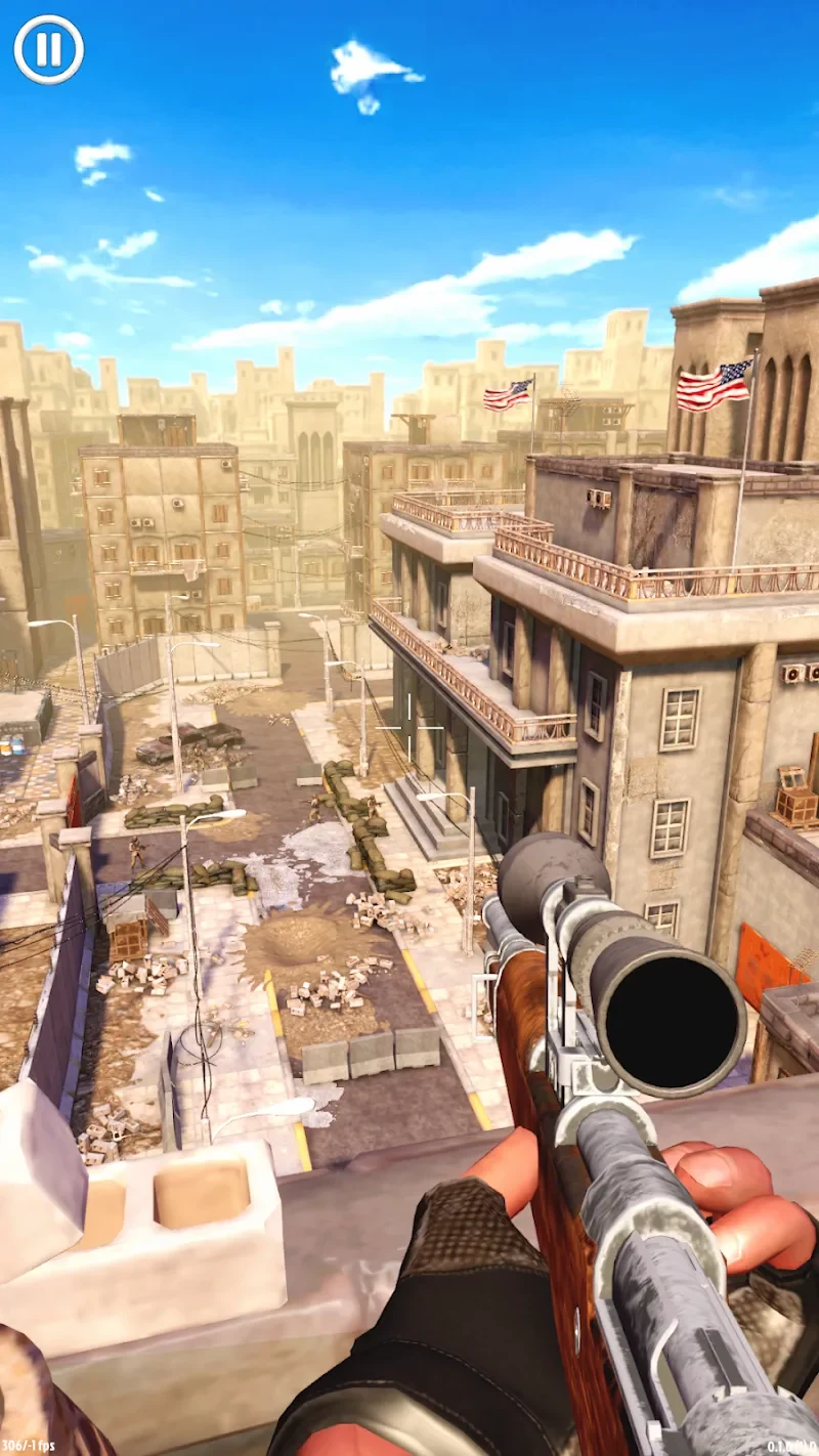 Screenshot 4 — Ghost Sniper: War FPS Shooter 1.0.1 MOD APK