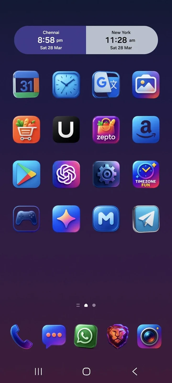 Screenshot 2 — Glossy Glow Icon Pack 2.4 MOD APK