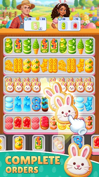 Screenshot 2 — Grill Cooking: Sort Challenge 0.6.5.1 MOD APK